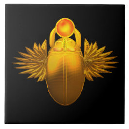 Kherpi Gud för Stigning Sol,Ancient Egypten Kakelplatta