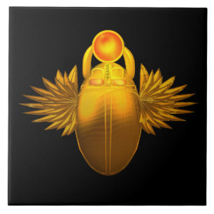 Kherpi Gud för Stigning Sol,Ancient Egypten Kakelplatta