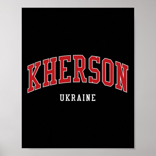Kherson Ukraina Högskola Universitetsstil  Poster (Framsidan)