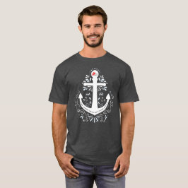 KHH ankrar den mörka grå färgtshirten Tee Shirt