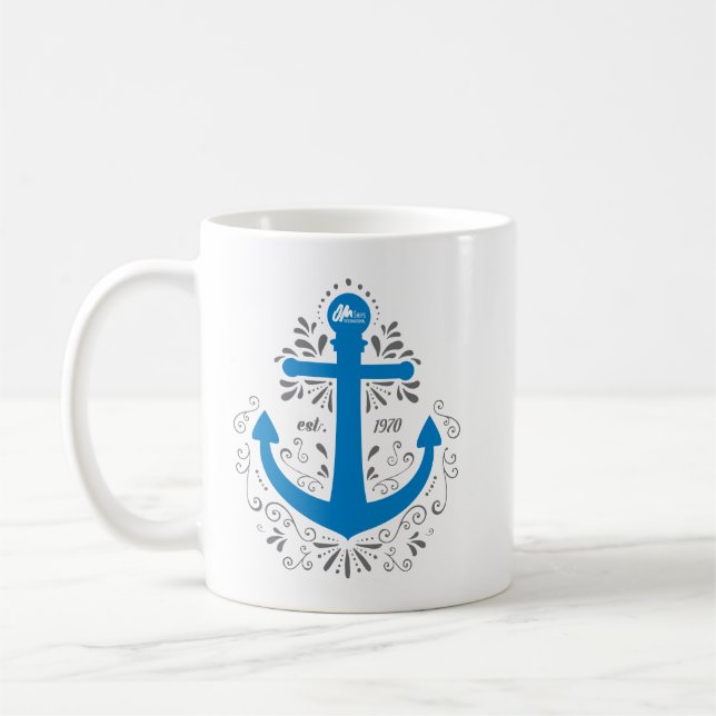 KHH ankrar muggen Kaffemugg (Vänster)