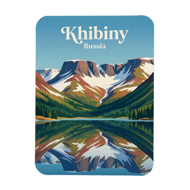 Khibiny nationalpark Ryssland Magnet (Vertikal)