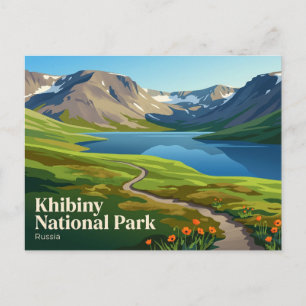 Khibiny nationalpark Ryssland Vykort