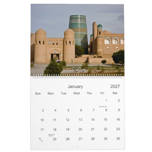 Khiva 2010 kalender (Jan 2027)