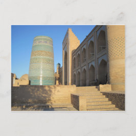 Khiva, Chiwa, Usbekistan Kalta-Minor-Minarett Vykort