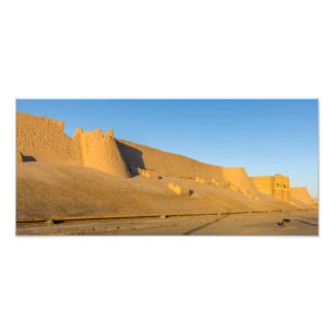 Khiva stads mur - Uzbekistan Fototryck