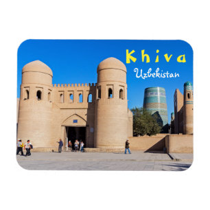 Khiva, Uzbekistan - Grind, tvillingtorterad Magnet