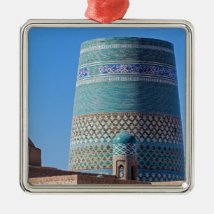 Khiva, Uzbekistan - Islam Khodja Minaret Julgransprydnad Metall