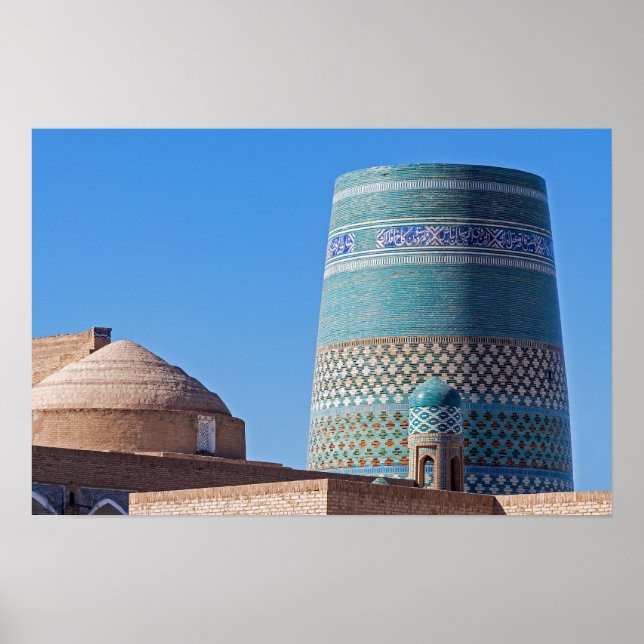 Khiva, Uzbekistan - Islam Khodja Minaret Poster (Framsidan)
