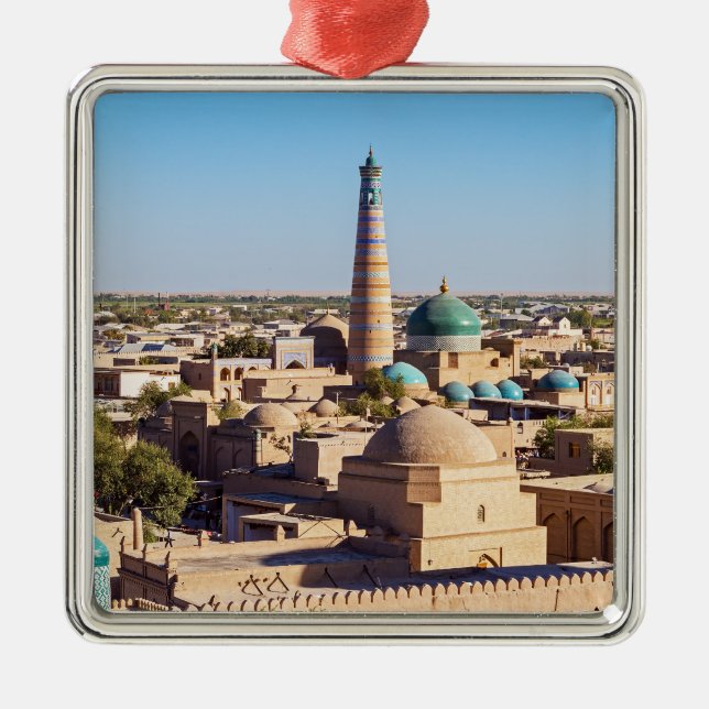 Khiva, Uzbekistan Julgransprydnad Metall (Framsidan)