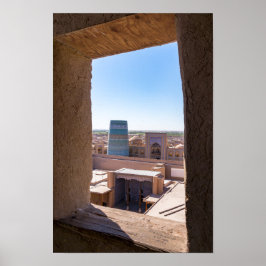 Khiva, Uzbekistan - Kalta Minor Minaret Poster