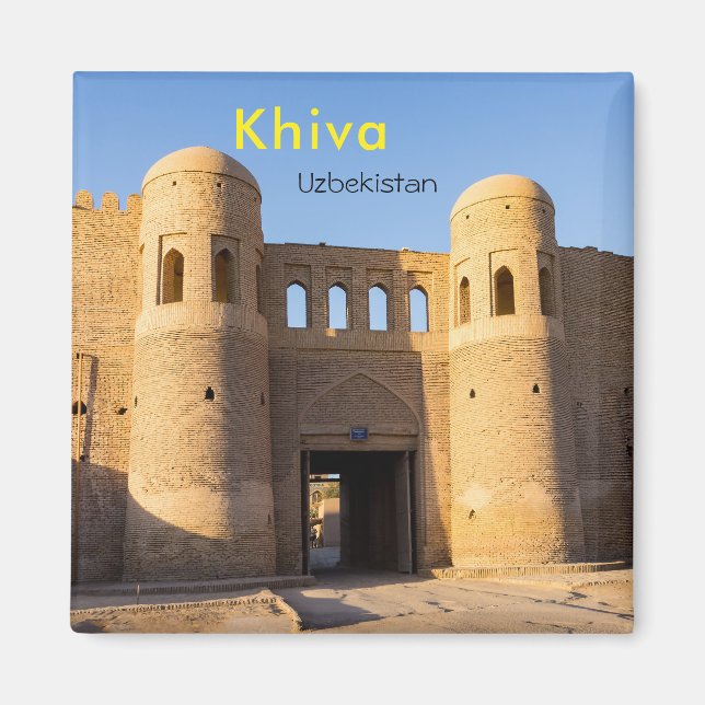 Khiva - Uzbekistan Magnet (Framsidan)