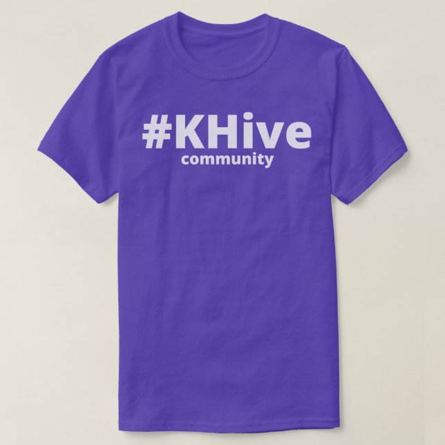 KHive community TShirt T Shirt (Design framsida)