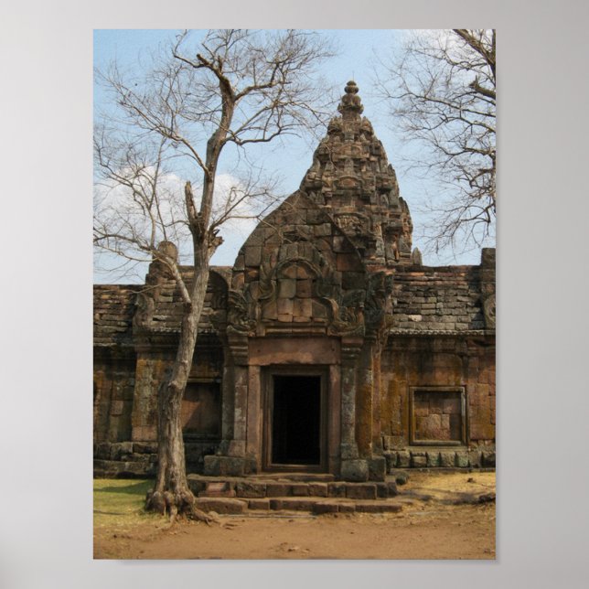 Khmer Castle ... Buriram, Isaan, Thailand Poster (Framsidan)