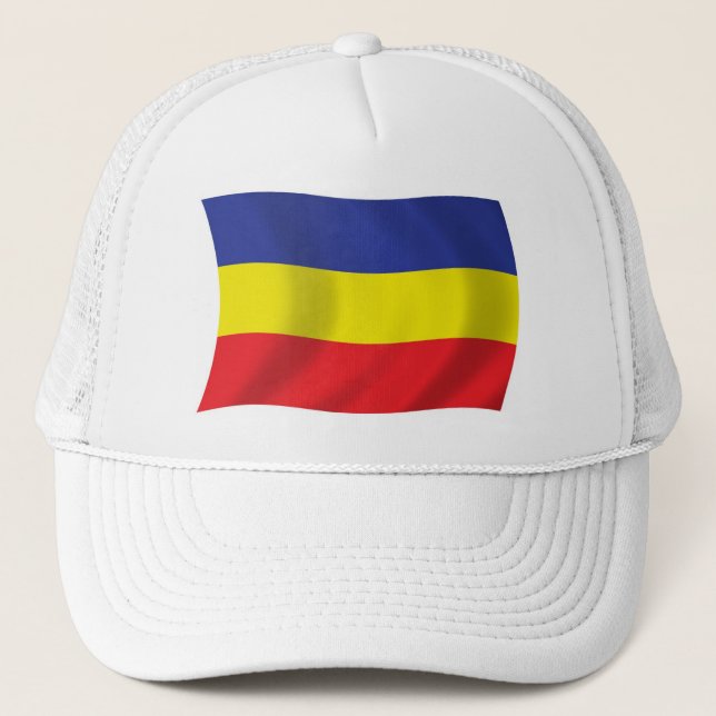 Khmer Kampuchea Krom Flagga Hatt Truckerkeps (Framsida)