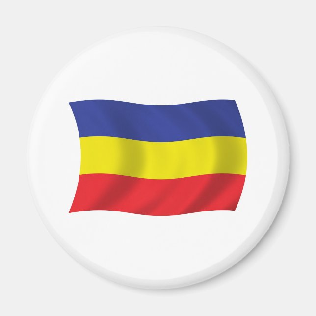 Khmer Kampuchea Krom Flagga Magnet (Framsidan)