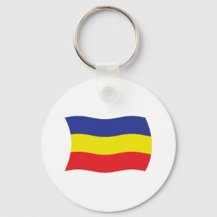 Khmer Kampuchea Krom Flagga Nyckelring