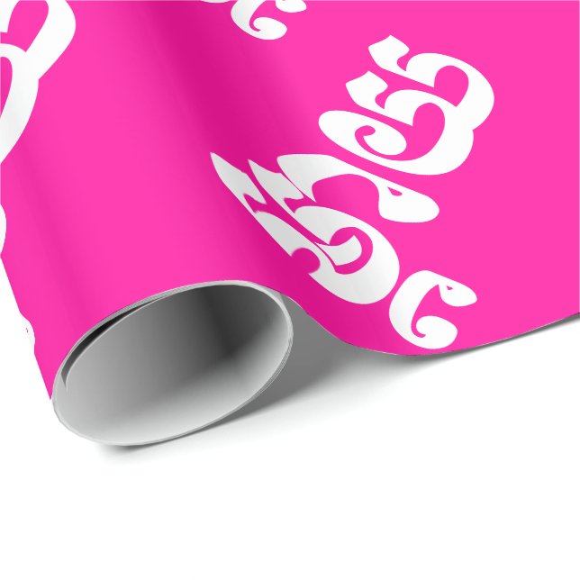 Khmer Mamma - Mteay / ម្តាយ - Kambodjanska Presentpapper (Rullad Hörn)