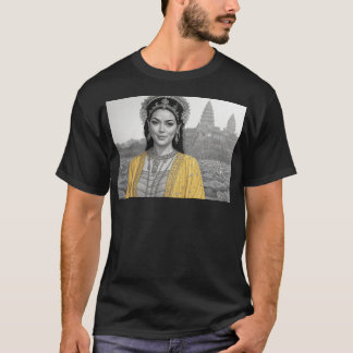 Khmer Princess Gracing Angkor Wat T Shirt