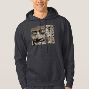 Khmer Stone Ansikte ... Bayon Temple, Kambodja Hoodie