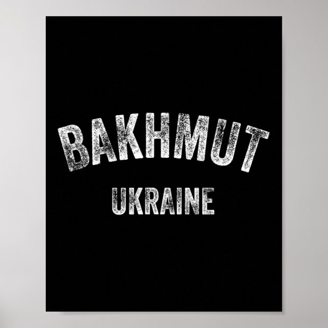 Khmut Ukraina Ukrainsk Flagga Ukraina Resa Minne Poster (Framsidan)
