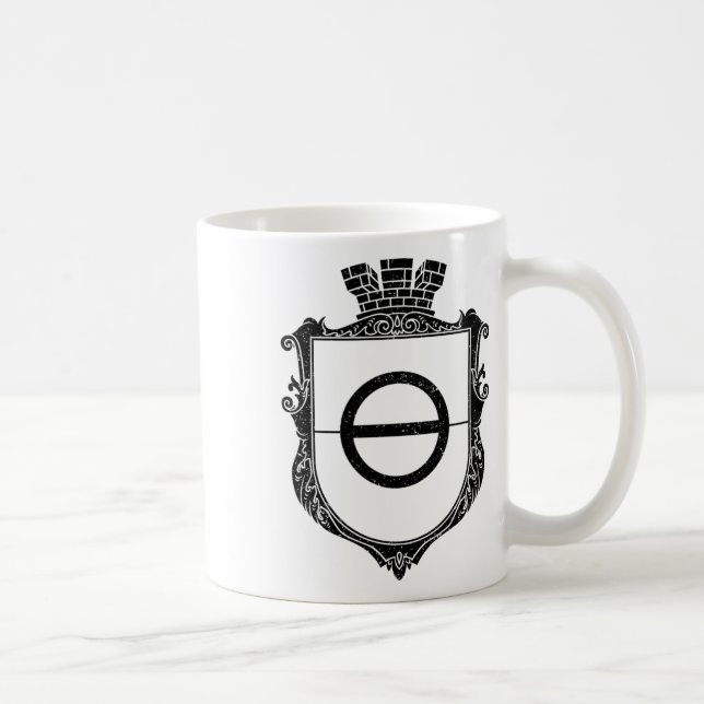 Khmut Ukraina Vapen Flagga Donetsk Oblast  Kaffemugg (Höger)