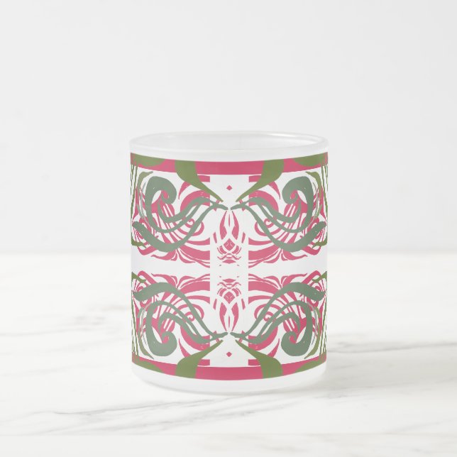 Khokhloma Exotique Frostad Glasmugg (Center)