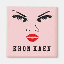 Khon Kaen, Thailand Woman Magnet
