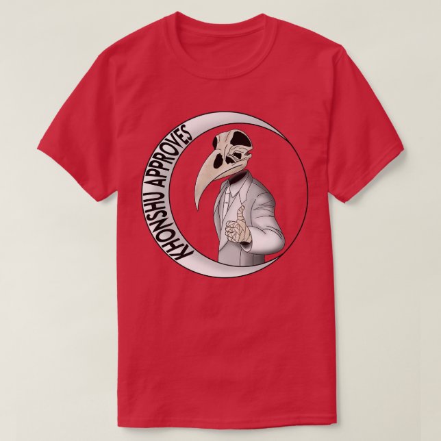 Khonshu godkänner 3 t shirt (Design framsida)