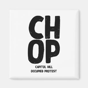 Khop Huvudstad Backe ockuperade protestfria Seattl Magnet