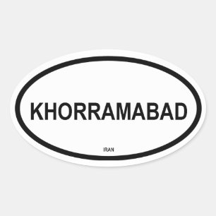 KHORRAMABAD OVALT KLISTERMÄRKE
