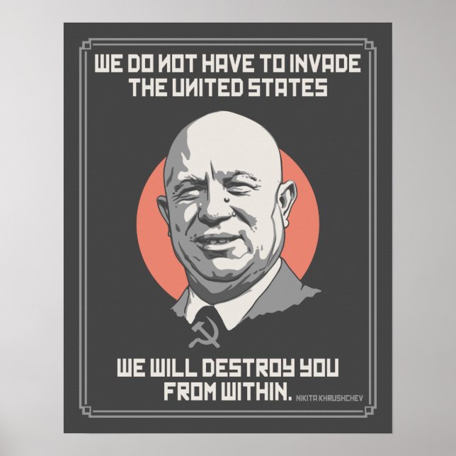 Khrushchev inifrån poster (Framsidan)