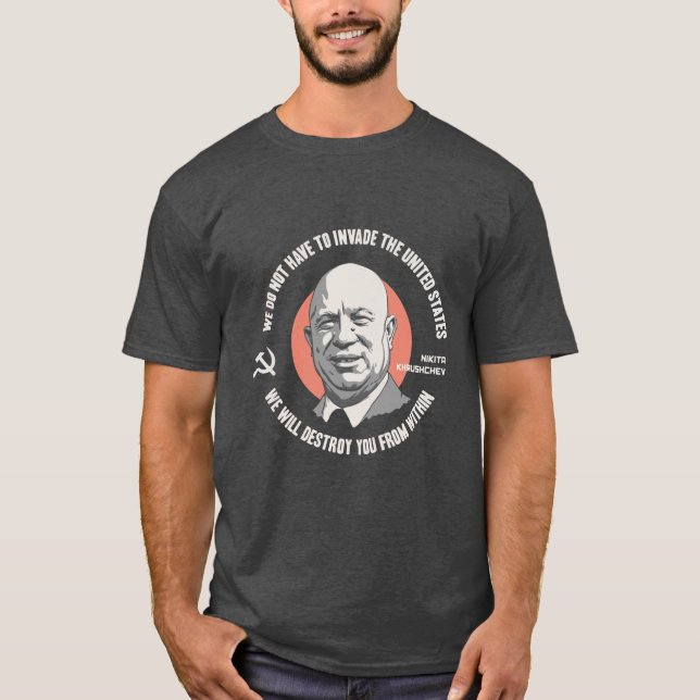 Khrushchev inifrån tee shirt (Framsida)