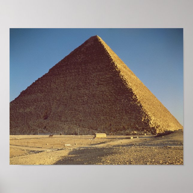 Khufu Gamla Khufu-Underbarens pyramid Poster (Framsidan)