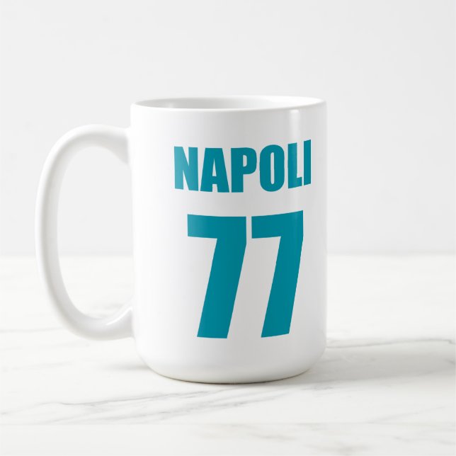 Khvicha Kvaratskhelia Kaffemugg (Vänster)