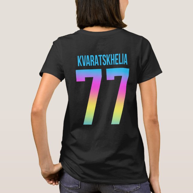 KHVICHA KVARATSKHELIA T SHIRT (Baksida)