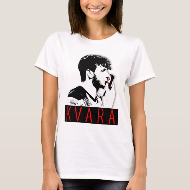 Khvicha Kvaratskhelia T Shirt (Framsida)
