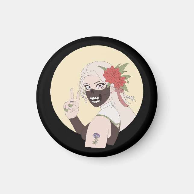 Ki 3 (Måne) Magnet (Framsidan)