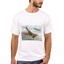 Ki-43 Oscar-flygplan T-shirt