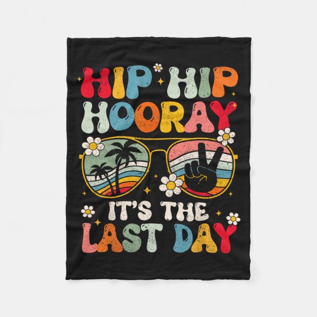 Ki-dagen för Hej, sommarlärare Groovy Women Fleecefilt (Framsidan)