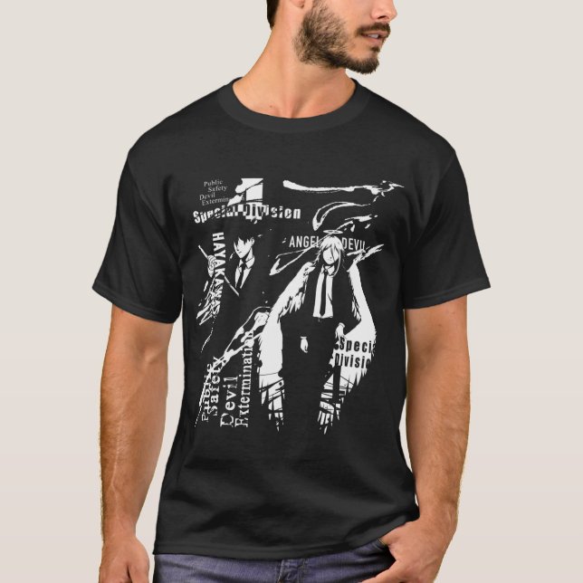 @ki @ngel d3vil t shirt (Framsida)