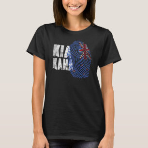 Kia Kaha BE på baksidan är en stark traditionell n T Shirt