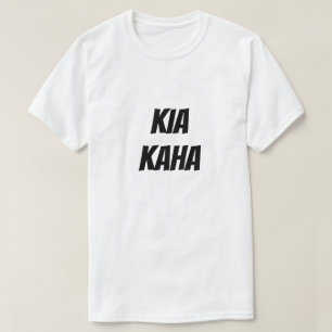 Kia Kaha Strikt vistelse i Maori T Shirt