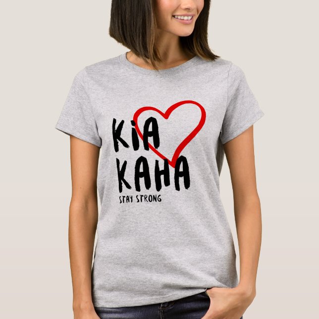 kia kaha t shirt (Framsida)