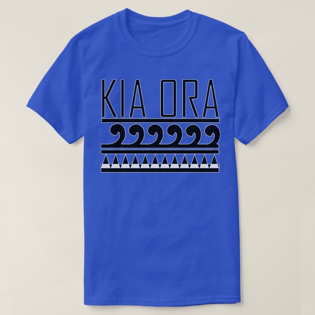 Kia Ora 3 T Shirt (Design framsida)