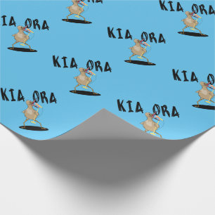 Kia ora Kiwi Te Reo Hälsning Presentpapper