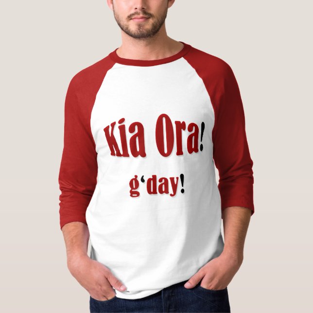 Kia Ora! Tee Shirt (Framsida)