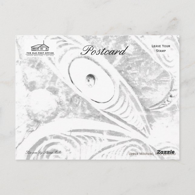 kia ora vykort (Baksida)