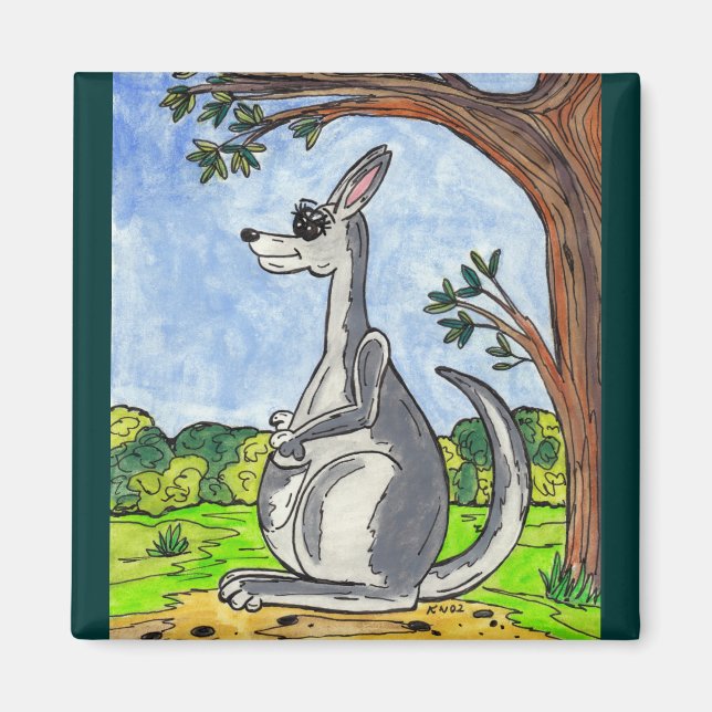 Kia the Kangaroo Magnet (Framsidan)