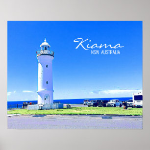Kiama fyr NSW Australien Poster